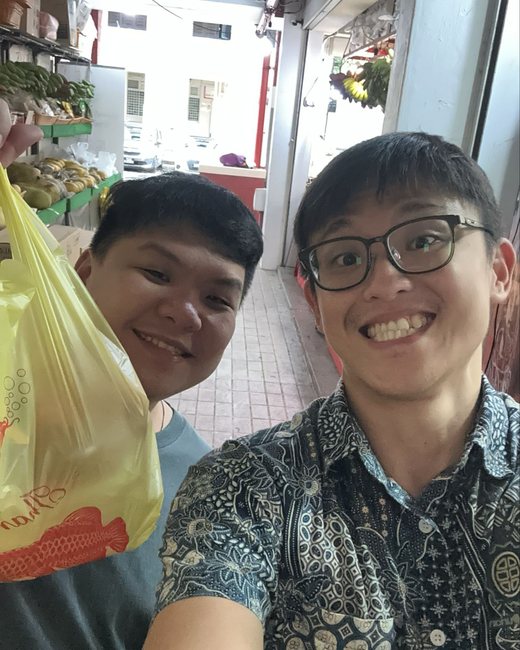 DatoDurian customer with Bobby
